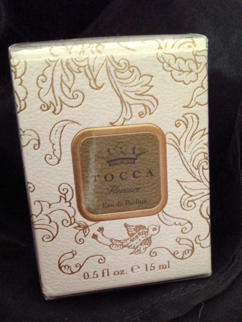 Tocca Florence Eau de Parfum Mini In White and Gold Decorative Box 0.5 Fl Oz New